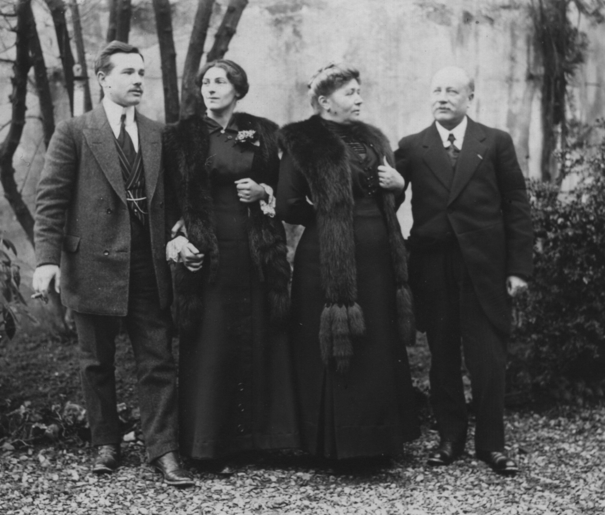 Vintage photo of Drouhin family